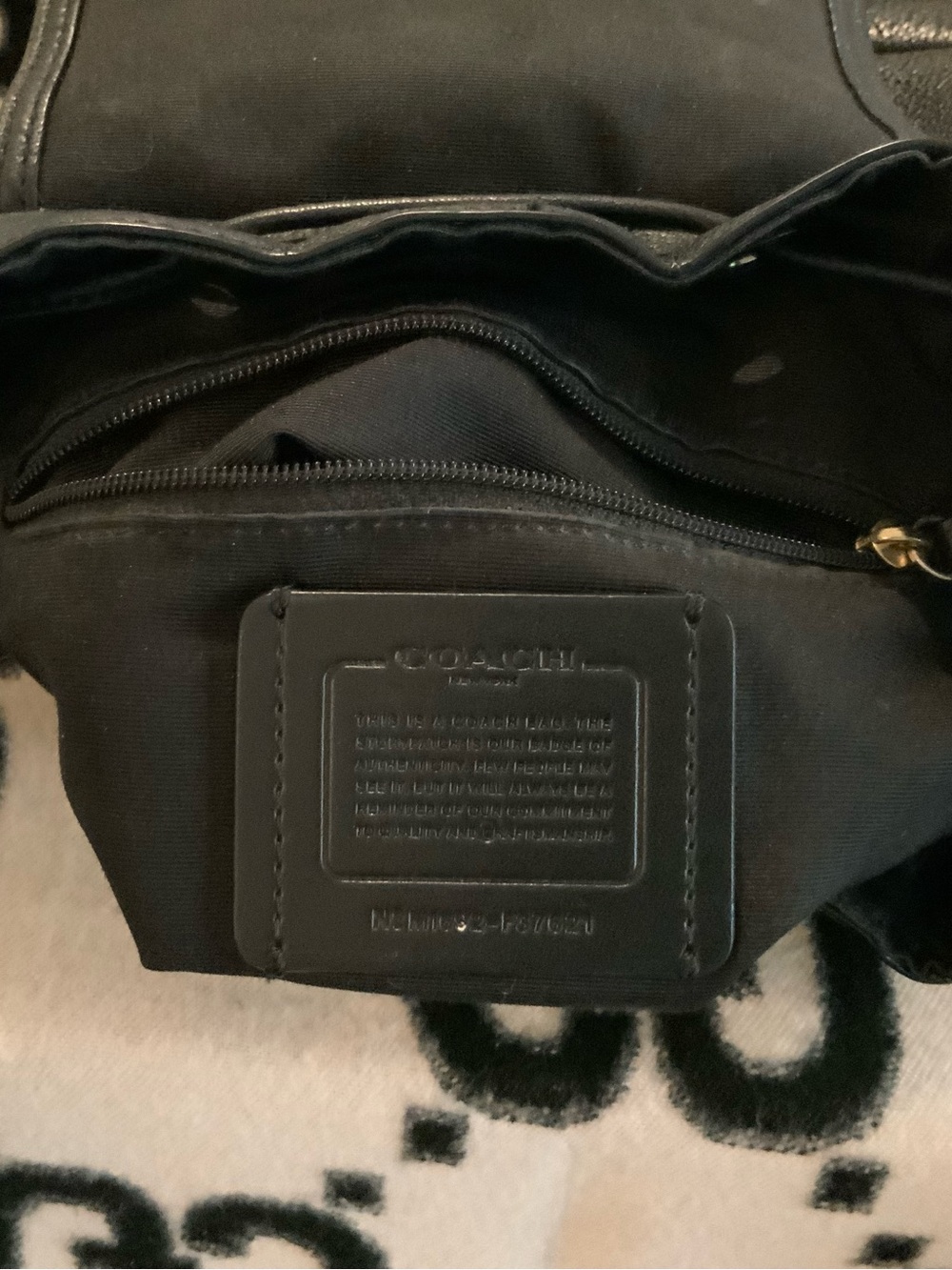 Coach Black Billie Mini Backpack - Picture 4 of 13